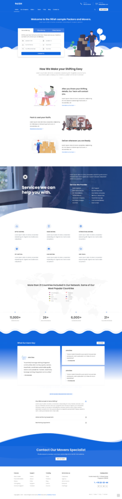 MOVER LandingPage [HTML,1page]